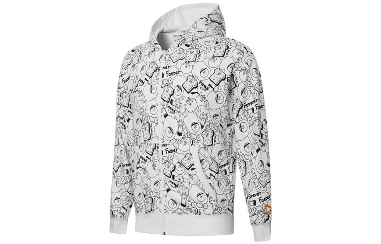 PUMA Jackets Men s White Hooded Moderate Other 533201-52 XXL