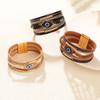 JMXD-Bohemian Bracelet Devil's Eye Diamond Leather Bracelet