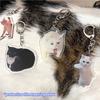 Viral Cat Expression Backpack Keychain Pendant