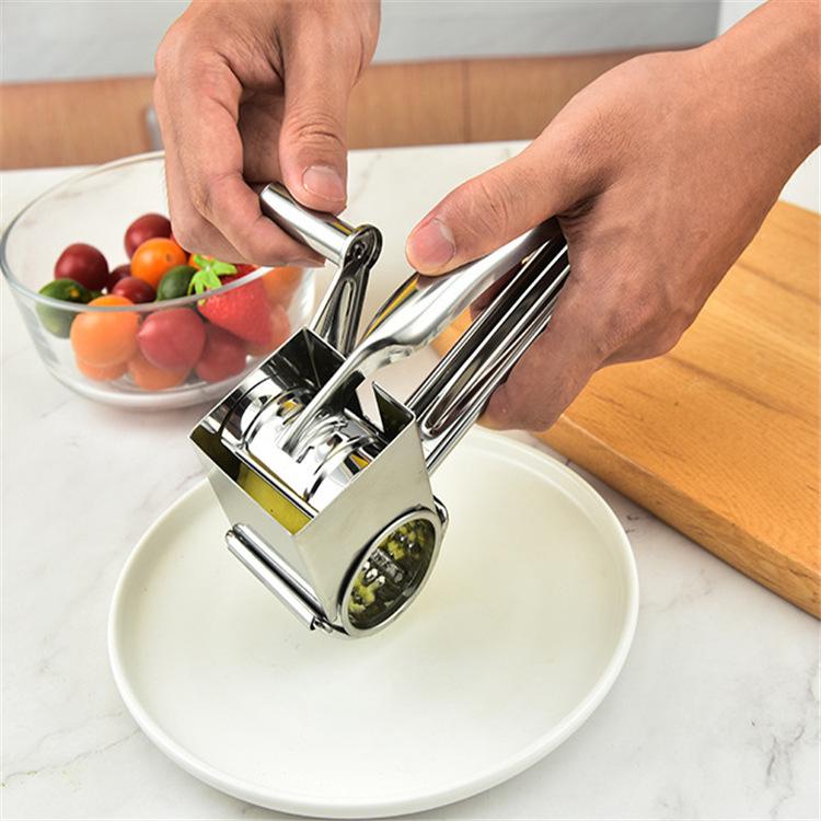 Stainless Steel Cheese Grater, Chocolate Shaver, and Vegetable Peeler