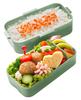 Skater Bento Box, 2-Tier, 600ml, for Women, Made in Japan, with a Soft Dome-Shaped Lid, Dishwasher and Microwave Safe, Ghibli, My Neighbor Totoro