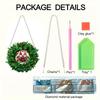 Christmas 2D Flat DIY Special Shape Rhinestone Diamond Art Window Pendants Diamond Art Pendant Window Hanging Art for Home Decor