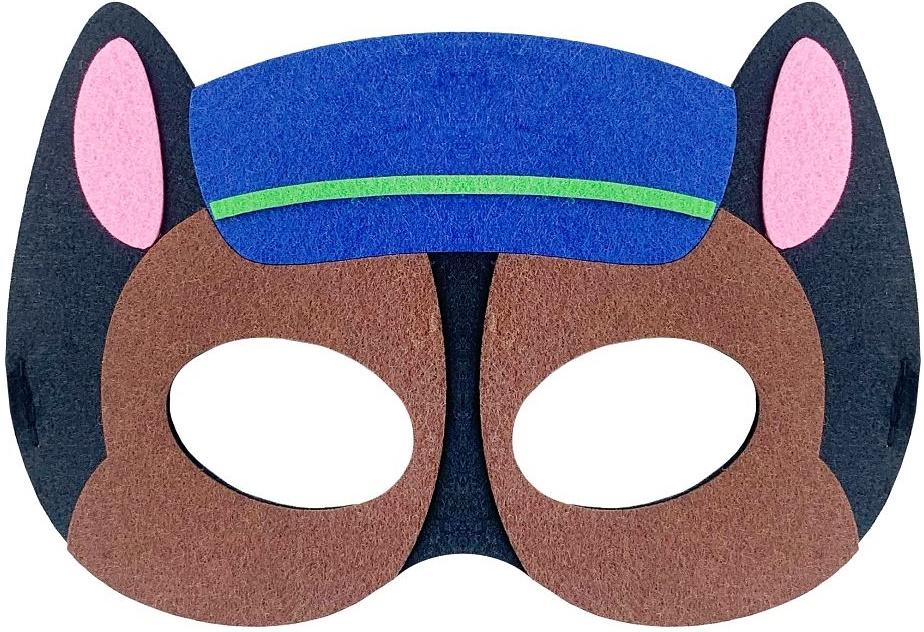 Paw Patrol Chase Felt Mask 18X12 1 Pcs