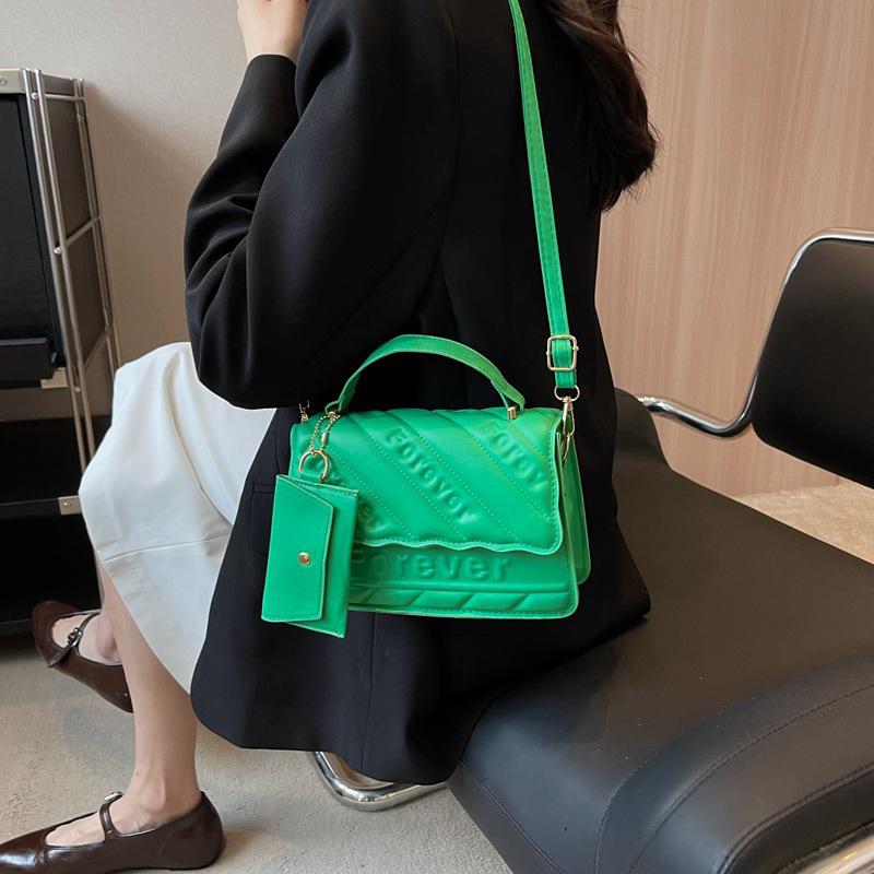 New Fashion Shoulder Bag Quilted PU Leather Ladies Square Handbags Brand Designer Small Crossbody Bags