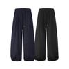 Summer Loose Large Size Casual Pants Harlan Straight Pants Men's Solid Color Thin Ice Silk Wide Leg Pants