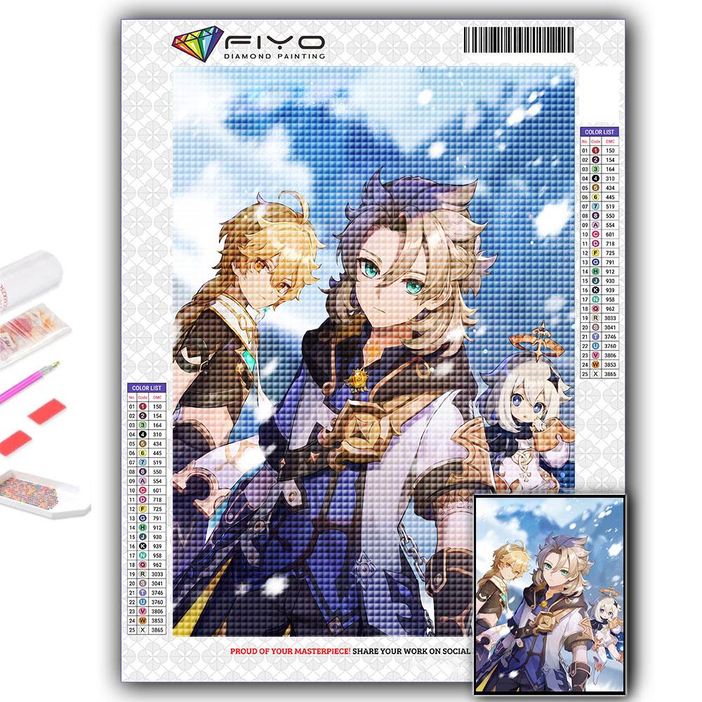 Diamond Painting Genshin Diamond Mosaic Craft Diamond Embroidery Painting