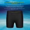 Men's Shark Skin Waterproof Swimming Trunks with Cap - Plus Size Available