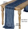 Semi-Sheer Gauze Table Runner Sage Cheesecloth Table Setting Dining Vintage Wedding Decoration Banquets Arches Retro Boho Decor