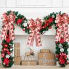 54cm Double Layers Christmas Bows Christmas Tree Decoration Ornaments For Home Front Door Wall Window Decor