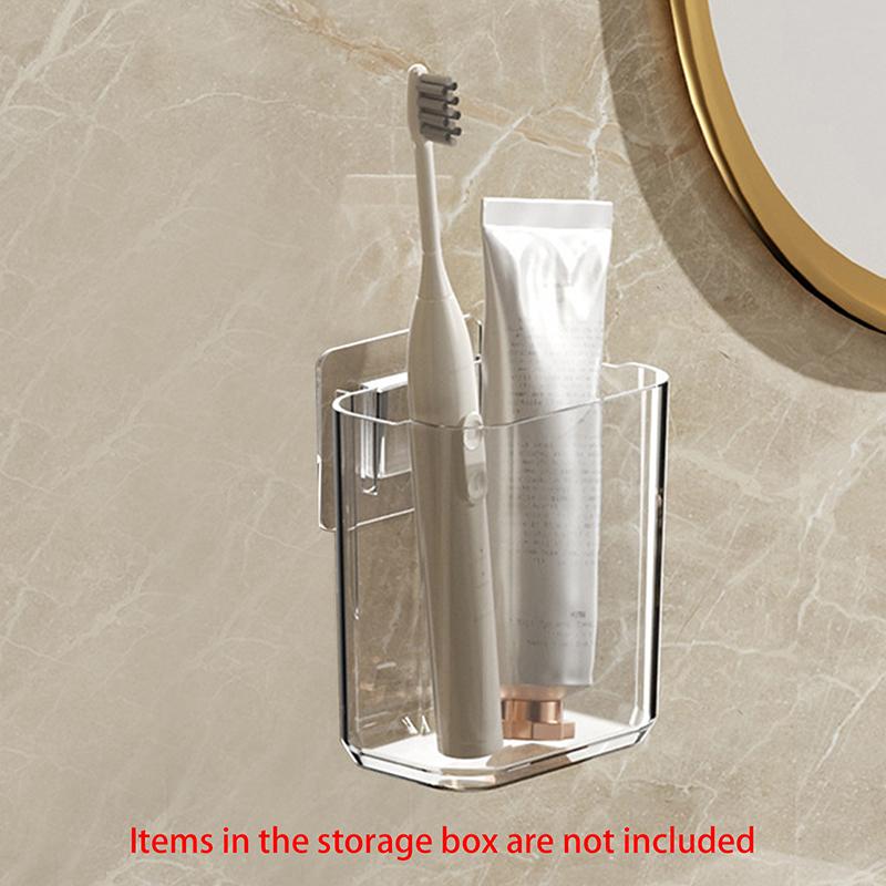 

Настенный держатель для зубных щеток, клейкий органайзер для хранения в ванной без сверления, органайзер и хранение для кухни и ванной
