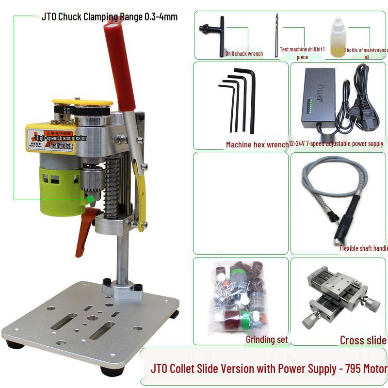 Micro Mini Bench Drill: DIY Precision Electric Tool for Watch, Phone Repair, and Household Projects