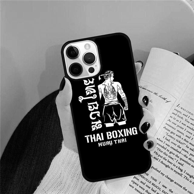 

Muay Thai Kickboxing Fight Coque Shell For iPhone 17 Air 15 16 14 13 12 Pro Max 11 Pro Max Plus Phone Case Cover iPhone 15pro max