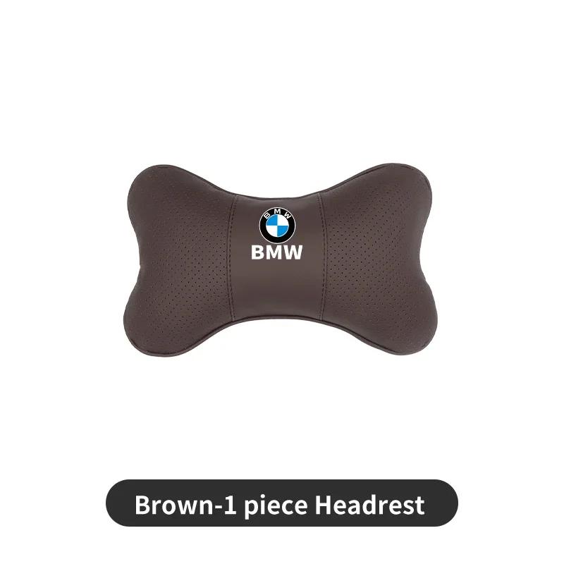 New Car Seat Headrests Pillow Leather Lumbar Neck Support Back Cushion For BMW E90 E60 E46 E39 F30 F10 E87 X3 X4 X5 X1 G30