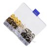 140sets Box 8mm Brass Eyelet Grommet Set Craft Clothes Accessories