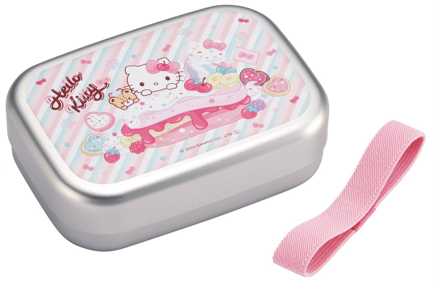 

Skater Aluminum Lunch 370ml Insulated with Lunch Made in Sanrio Hello Kitty Fancy Snacks for Girls Children s Box, Capacity, Storage, Belt, Japan, &