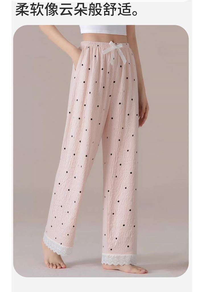 Soft and Comfortable Women's Home Pants Can Be Worn Externally, Loose Pants, Sleeping Pants for Women