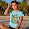 Miami Tropical Graphic Tee: Beach Vibes Summer T-Shirt