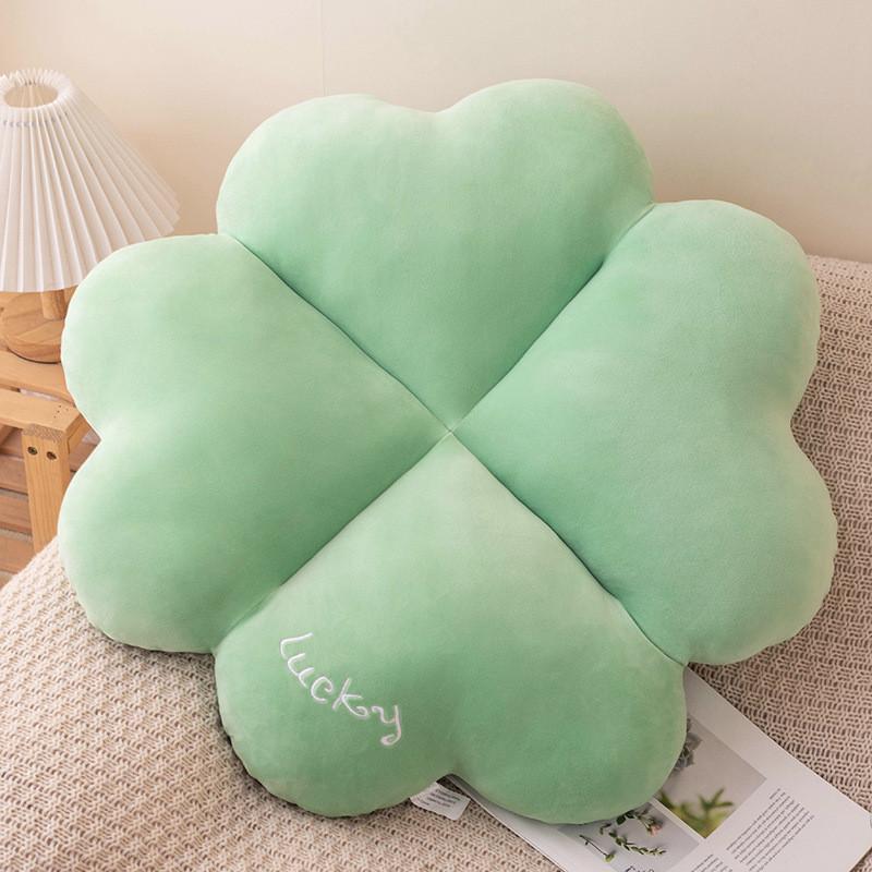 Plush Toy Floral Cushion Pillow With Embroidery Plush Sofa Bed Decor Doll Gift