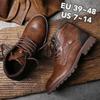 Ankle Boots Men Motorcycle Boots Footwear