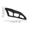 Silicone Eyeshadow Stencil 3 Holes Eye Makeup Assistant Tool for Women Girls
