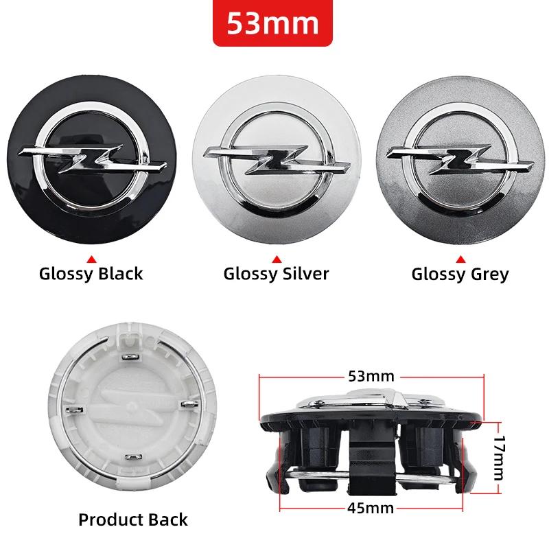 4pcs 53mm 100mm 110mm Car Wheel Center Hub Caps Cover Emblem For Opel Insignia Astra J F Antara Meriva Zafira Corsa Vectra OPC