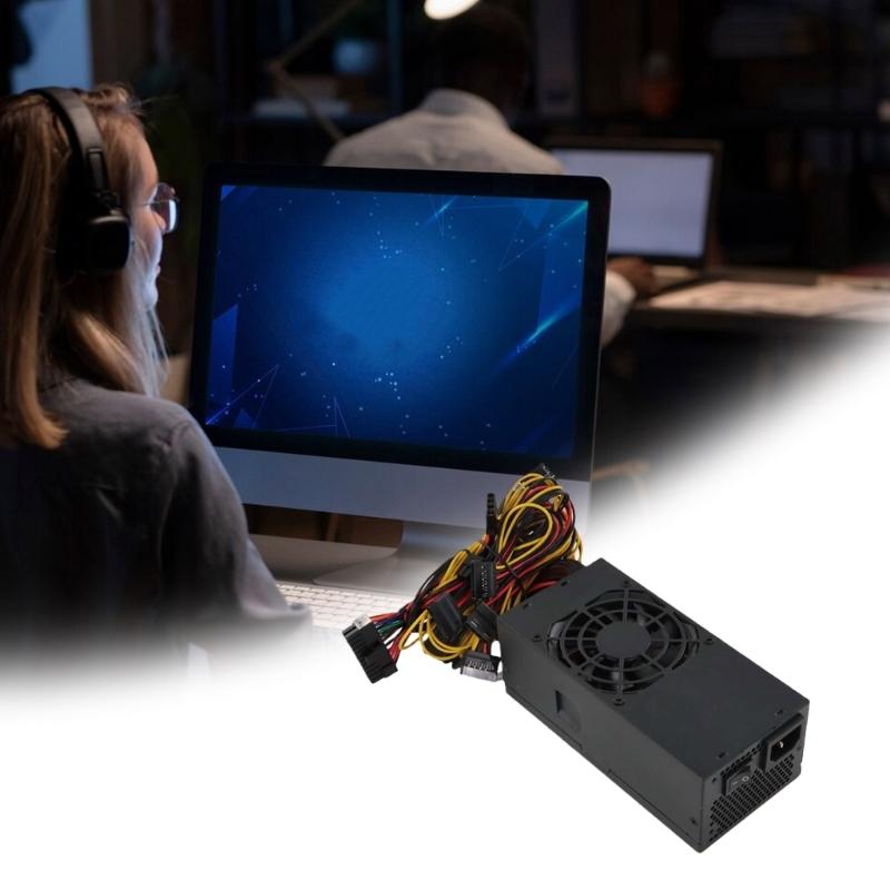TFX 400W Power Supply 400W Power Supply Unit 110-240V Power Source with 8cm Exhaust Fan For Desktop Small PC Case Accessories