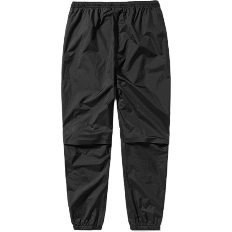 Timberland Solid Color Mid Waist Elastic Fit Tapered Cargo Pants Men pants Black A5SGJ-001