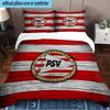 Psv Eindhoven Crest 3PCS Bedding set,Ideal for1pc Duvet Cover And 2pcs Pillowcases Perfect for Christmas gift,Ideal for Bedroom, Dormitory