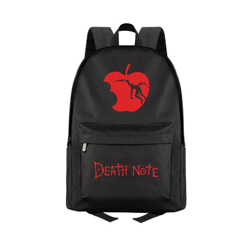 Death Note Anime Peripheral School Bag Male Female Student Daily Backpack Computer Travel Backpack