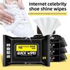 12/30/80PCS Cleaning Shoes Shoe Cleaning Wipes Disposable Travel Friendly Dirt Removal And Polishing Wipes For Sneakers