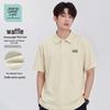 Men's Waffle Knit Short-Sleeve Polo Shirt