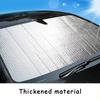 All Season Car Windshield Protector Universal Foldable Front Window Cover Anti Snow Ice Frost UV Sun Shade AccessoryWindshield Sunshades 1