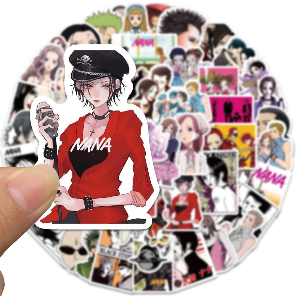 10/30/50pcs Cool NANA Anime Stickers Waterproof Graffiti Stationery Phone Classic Japanese Manga Decals Toys Gifts