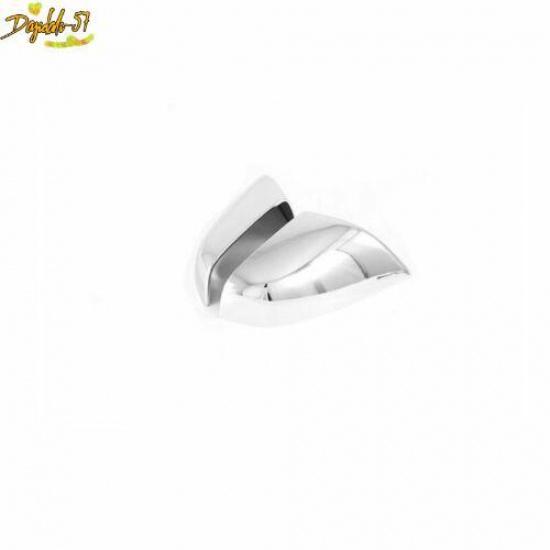 Chrome ABS Rear View Side Door Mirror Cover 2PCS For Tesla Model S 2012-