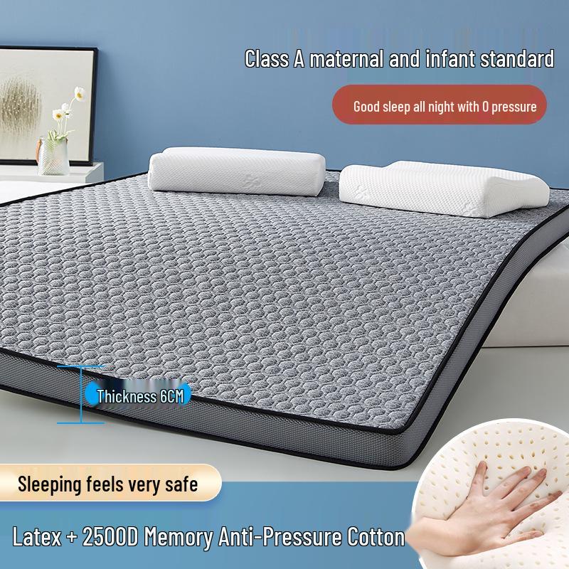 Class A Memory Foam Mattress Pad - Latex, Thickened, Single, for Home or Dorm