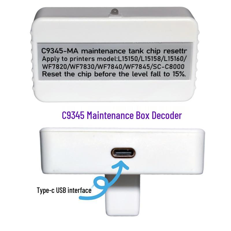 Chip de Caja de Mantenimiento del Tanque de Tinta Residual para Modelos C9345, L15158, L15168, L15150, L15160, L8050, L6578