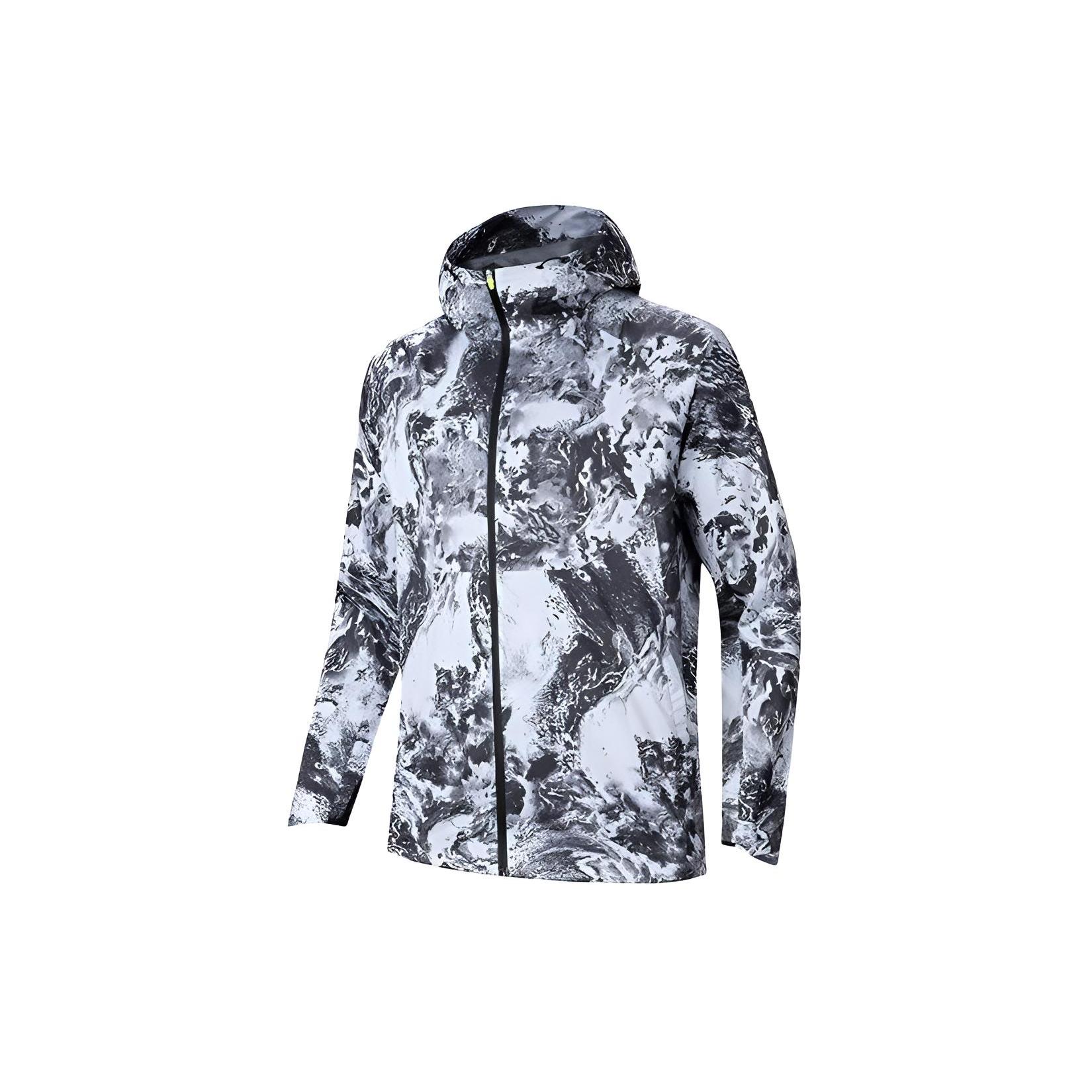 Anta Running Collection Trench Coat Men s Pure White/All Over Print 152415604-4 M