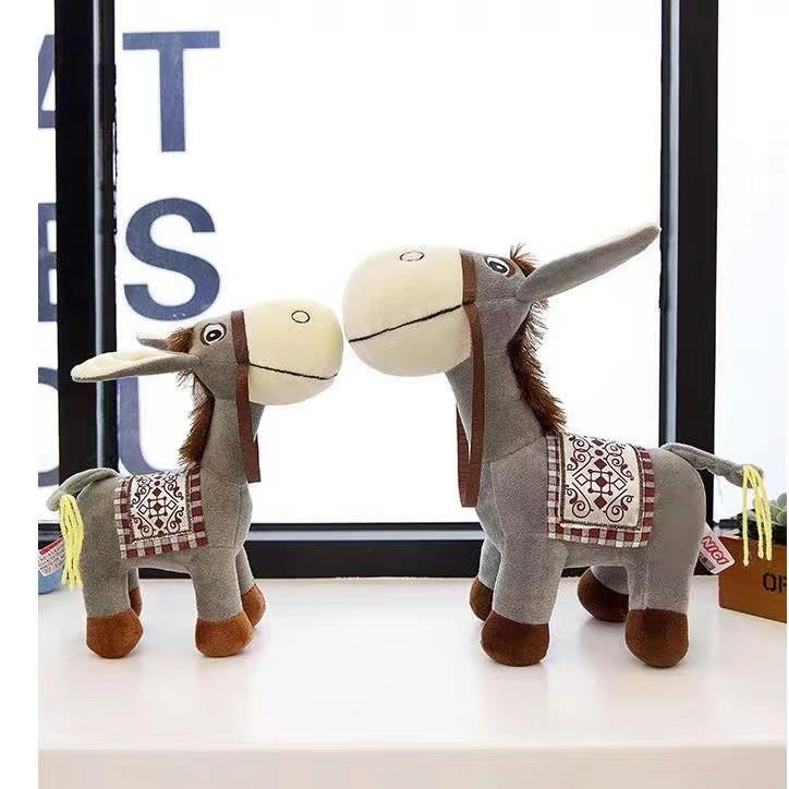 Plush Animal Toy Donkey Cartoon Soft Stuffed Doll Kids Gift For Childrens Day