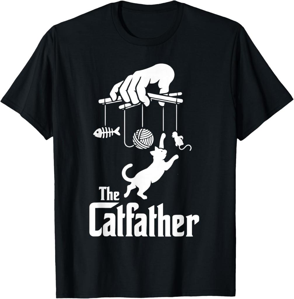 Lustiges Katzenpapa Leben Der Pate Vatertag Herren Vintage T-Shirt