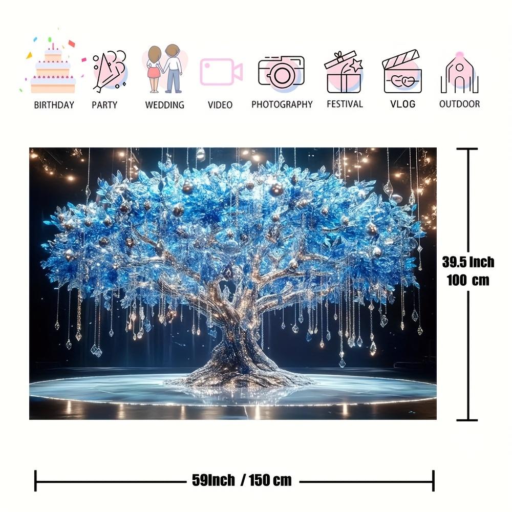 VIKAMA Tree of Life Wall Art Bohemian Decorative Backdrop Suitable for Living Rooms Bedrooms and Photography Studios 74x94cm(29x37in)