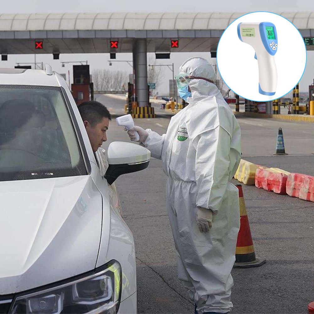 Berührungsloses Stirnthermometer, digitales LCD-Display, Infrarot-Thermometer mit Fieberalarm für Babys, Kinder, Erwachsene und die Oberfläche von Gegenständen