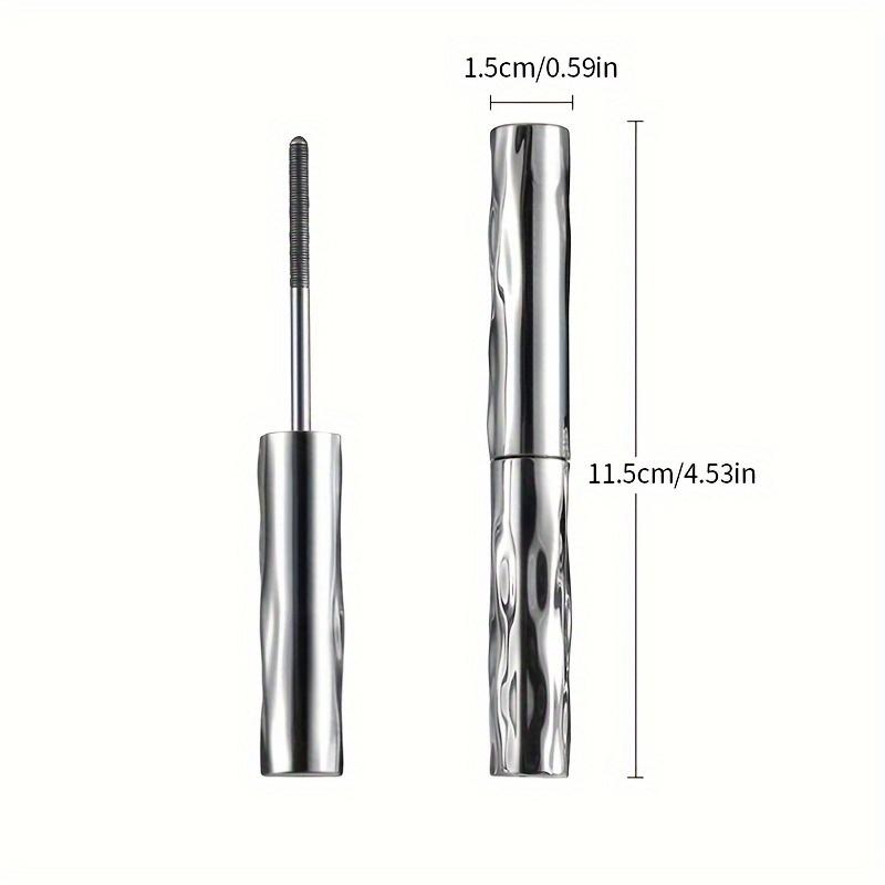 1 buc/2 buc tub special din oțel spiralat material cap de perie mascara pentru aplicare ușoară a machiajului, rezistență la apă 24 de ore și efect de machiaj curbat