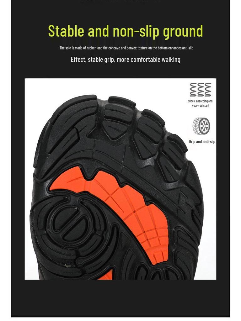 2025 Five-Finger Hiking, Snorkeling, and Wading Shoes - Lightweight Outdoor & Beach Footwear for Men