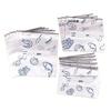 Aluminum Foil Zipper Seal Food Storage Bag for Refrigerator & Freezer