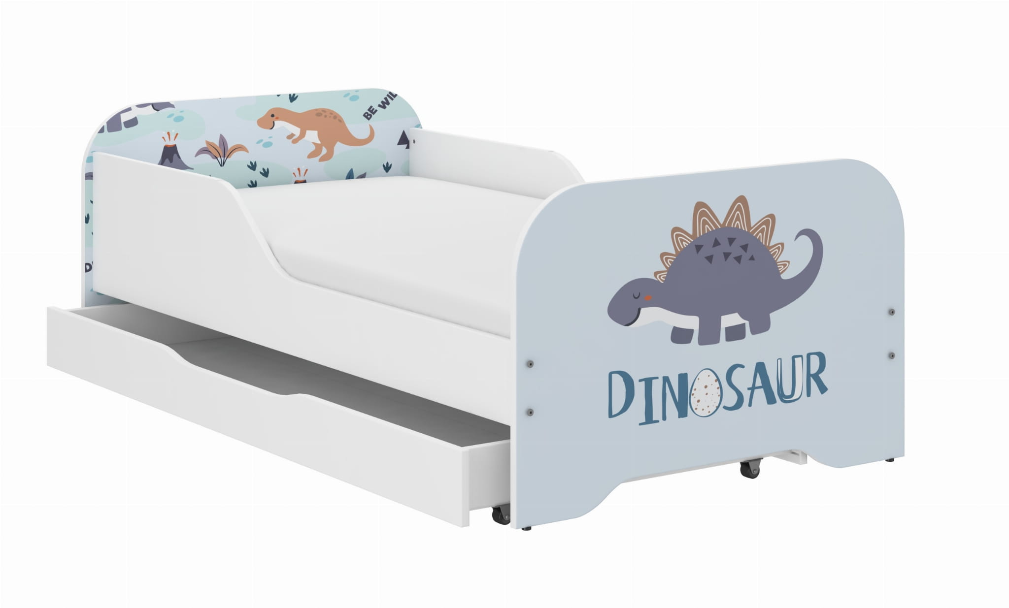 Letto per bambini MIKI 140x70 STEGOSAURO