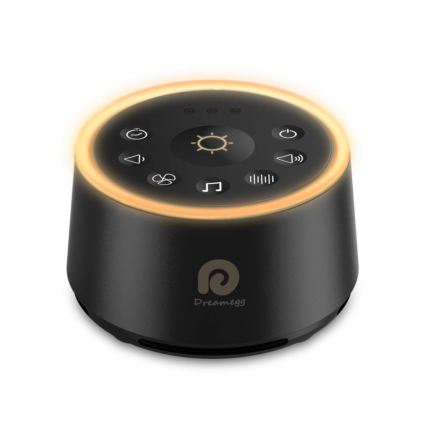 

Машина белого шума Dreamegg для снижения шума и помощи в засыпании младенцев, 24 успокаивающих звука, бесступенчатая регулировка громкости, ночной таймер, USB, природа успокаивает ребенка, чтобы успокоить