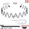 Unisex Invisible Sports Iron Headband - Korean Style Wave Hair Clip.