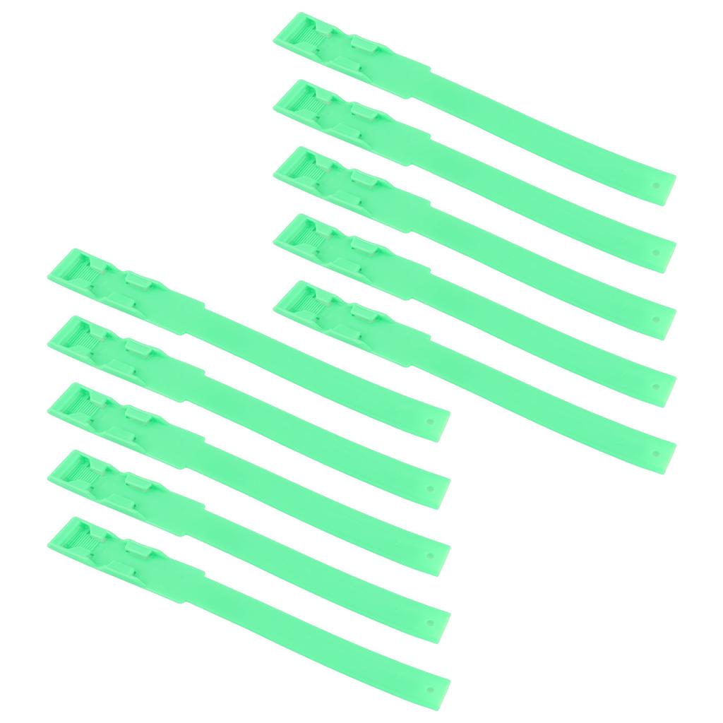 10 szt. Obroże identyfikacyjne ID, opaski, pierścienie do znakowania krów, bydła, akcesoria dla zwierząt gospodarskich