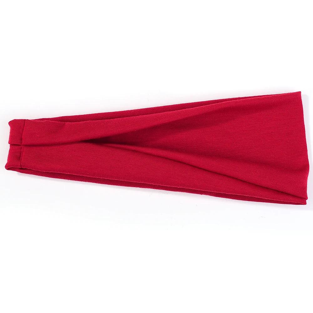 Mode Sport Fitness Stirnband Schlangen-Leopardenmuster Einfarbig Haarbänder Damen Postpartale Freizeit Zuhause Kopfbedeckung Scrunchies