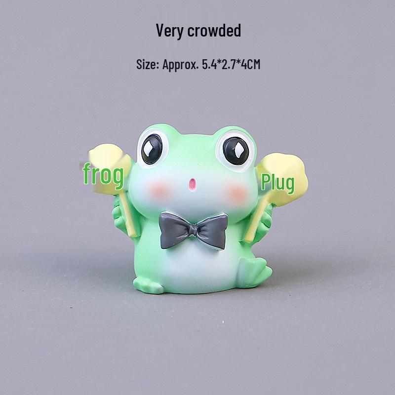 Happy Frog Emotional Healing Ornament - Cute Desktop and Car Decoration, Decompression Birthday Gift